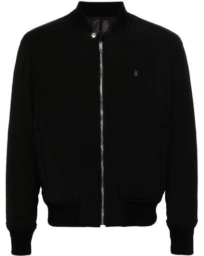 Givenchy 4g-motif Wool Bomber Jacket - Black