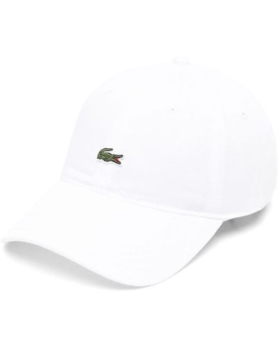 Lacoste Logo-patch Adjustable-fit Cap - White