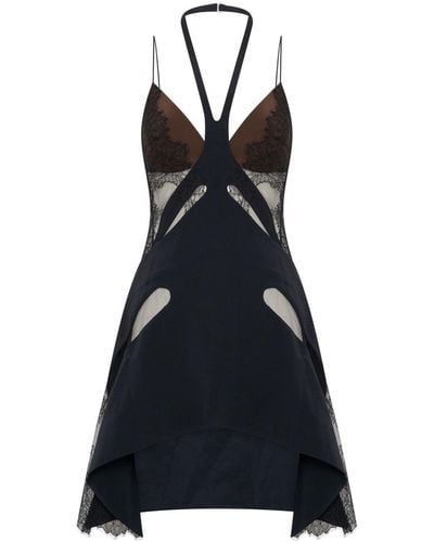 Dion Lee Butterfly Collage Dress - Black