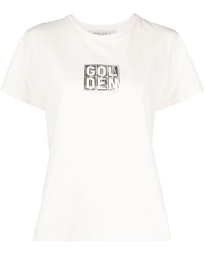 Golden Goose ロゴ Tシャツ - ホワイト