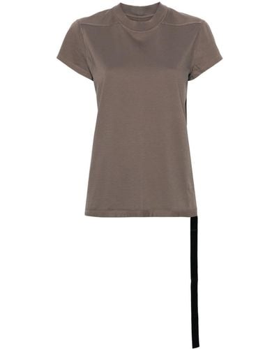 Rick Owens Small Level Cotton T-shirt - Gray