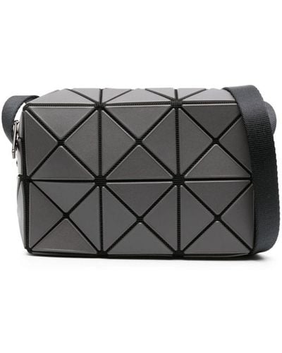 Bao Bao Issey Miyake Cuboid Geometric-panelled Shoulder Bag - Grey