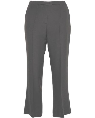 Blanca Vita Pleomele cropped flared trousers - Grau