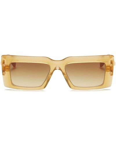 BALMAIN EYEWEAR Imperial Square-frame Sunglasses - Natural