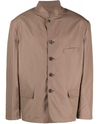Lemaire Notched-lapel Single-breasted Jacket - Brown