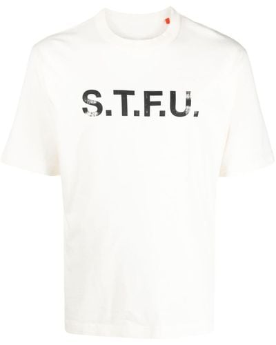 Heron Preston T-shirt S.T.F.U - Bianco