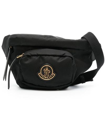 Moncler Logo-patch Belt Bag - Black