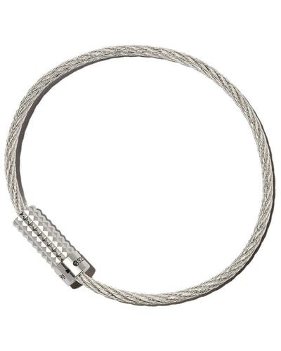 Le Gramme Cable Le 9g Cable Bracelet - Metallic