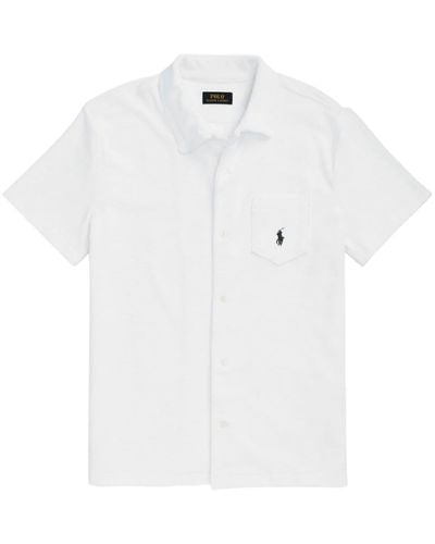 Polo Ralph Lauren Overhemd Met Borduurwerk - Wit