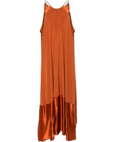 Max Mara Samaria Long Dress - Orange