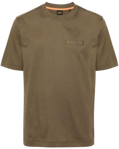 BOSS T-shirt con applicazione logo - Verde