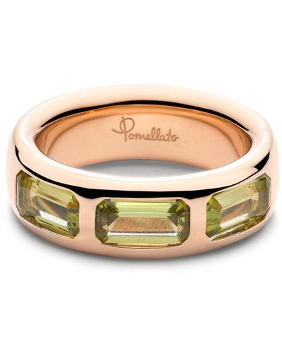 Pomellato 18kt Roségouden Iconica Ring - Wit