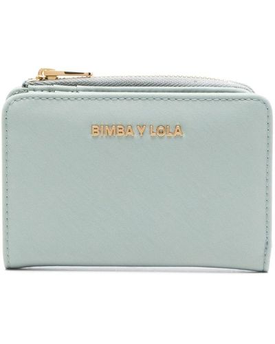 Bimba Y Lola Logo-lettering Bi-fold Wallet - Blue