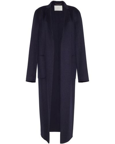 Adam Lippes Vanessa Open-front Cashmere Coat - Blue