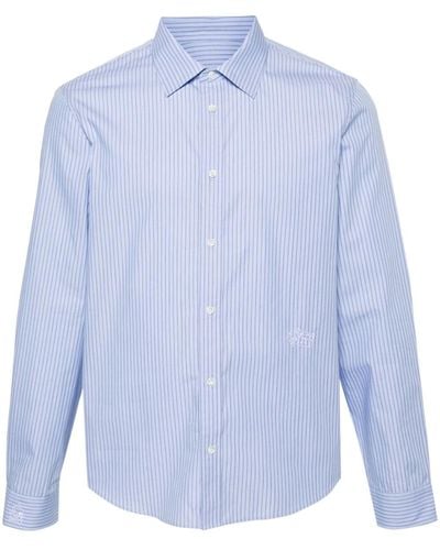 Zadig & Voltaire Camisa Stan con rayas bordadas - Azul