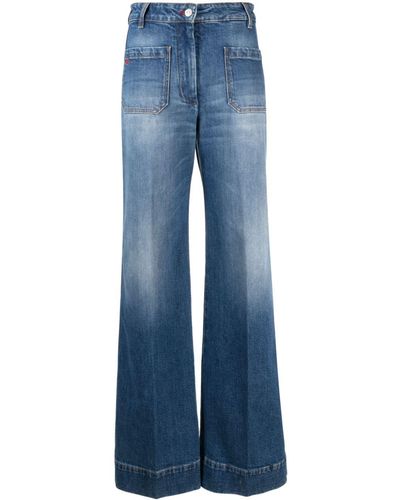 Victoria Beckham Flared Jeans - Blauw