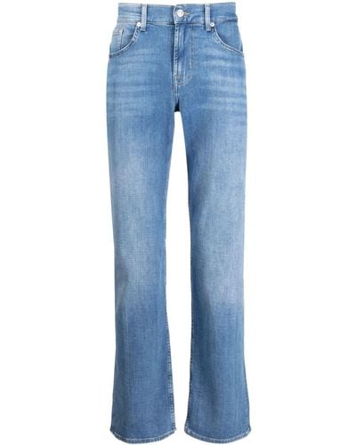 7 For All Mankind ストーンウォッシュ ジーンズ - ブルー