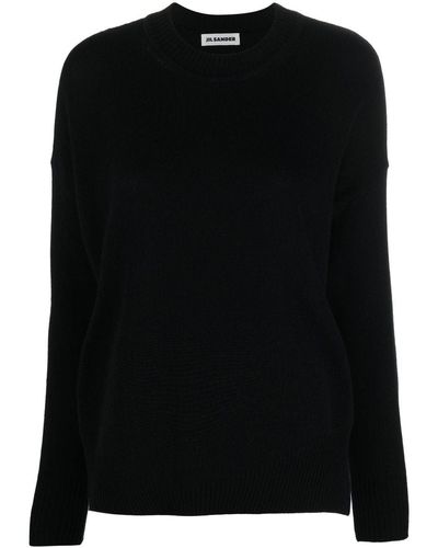 Jil Sander Long-sleeve Cashmere Sweater - Black