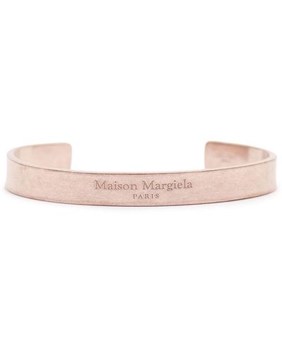 Maison Margiela Armband Met Gegraveerd Logo - Roze