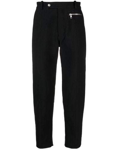 Balmain Pantalones ajustados capri - Negro
