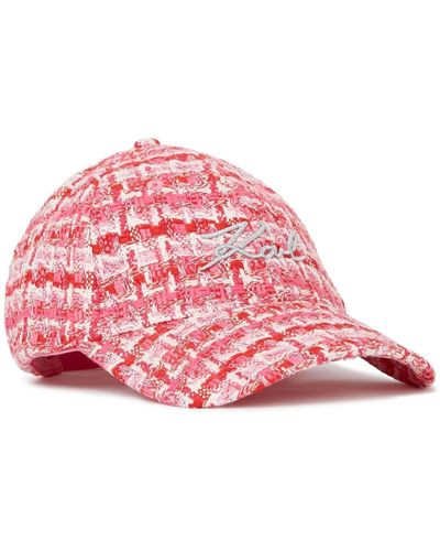 Karl Lagerfeld Gorra Signature - Rosa