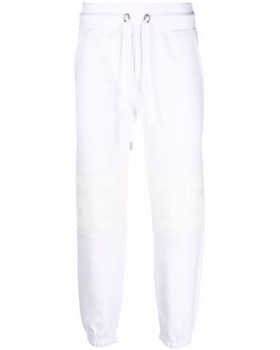 Gcds White Panelled joggers