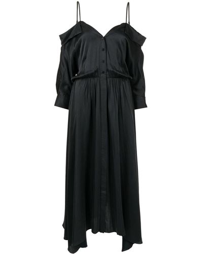 Jonathan Simkhai Kiari Cold-shoulder Dress - Black