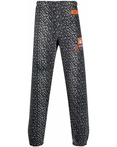 Heron Preston Abstract-spot Track Trousers - Blue