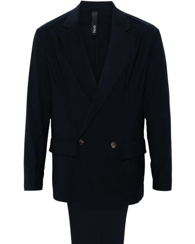 Hevò Barletta Double-breasted Suit - Blue