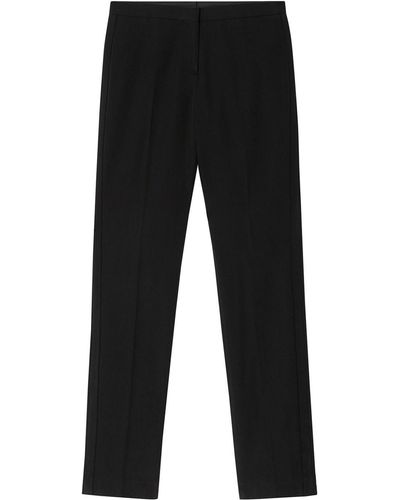 Burberry Cropped Pantalon - Zwart