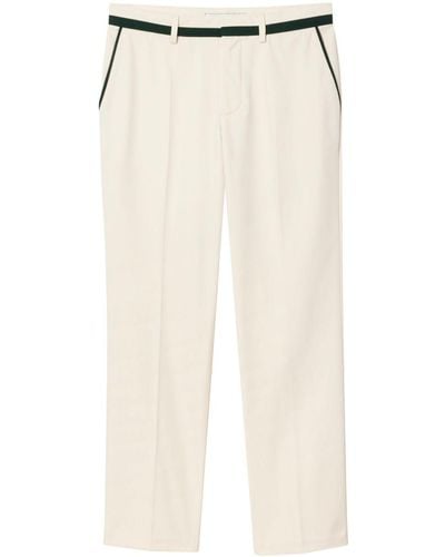 Lacoste Badge Suit Trousers - Natural