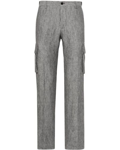 Corneliani Tapered Cargo Pants - Grey