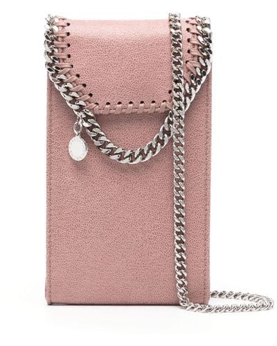 Stella McCartney Falabella Chain-link Phone Pouch - Pink