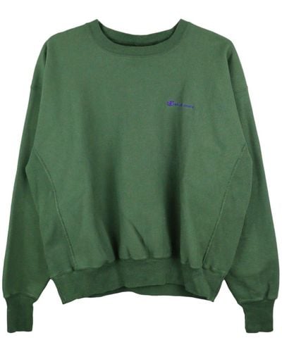 SAINT Mxxxxxx Crew-neck Cotton-blend Sweatshirt - Green