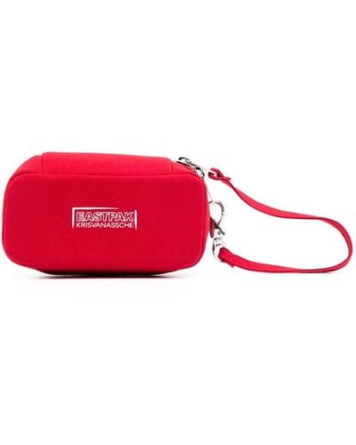 Eastpak X Kris Van Assche logo-print bag - Rouge