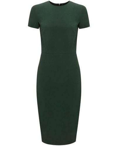 Victoria Beckham Slim-cut T-shirt Midi Dress - Green