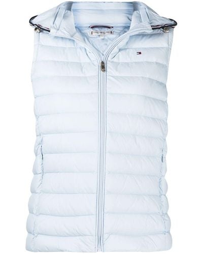 Tommy Hilfiger Padded Zip-up Down Gilet - White