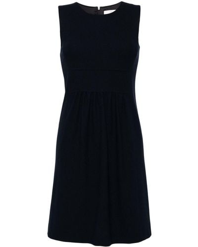 Jane Kendal Wool-crepe Shift Dress - Black