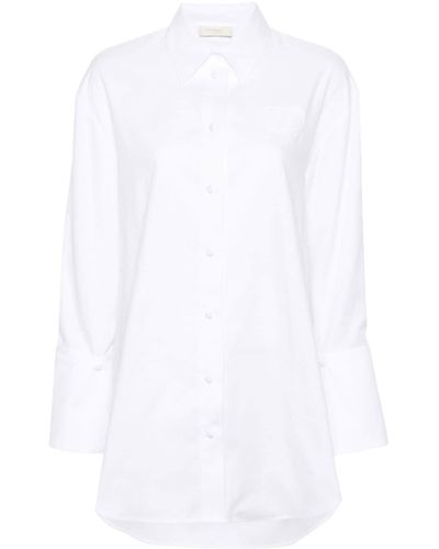 Twin Set Camicia con applicazione - Bianco