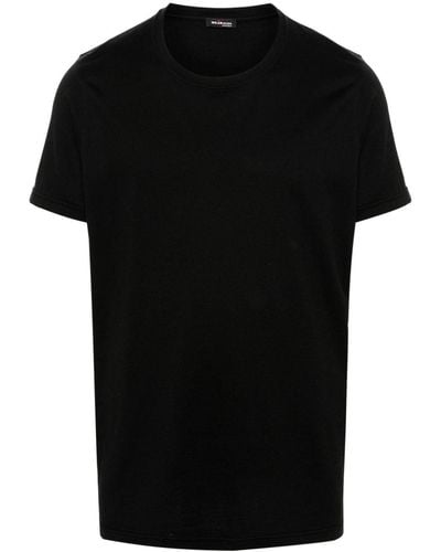 Kiton Camiseta con cuello redondo - Negro
