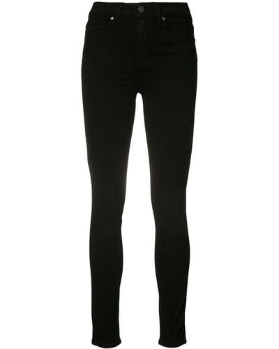 PAIGE Ultra skinny jeans a vita alta 'Margot' - Nero