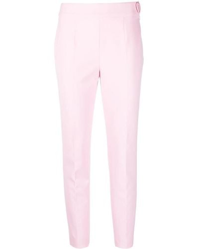 Moschino Pantalones con cierre de botón lateral - Rosa