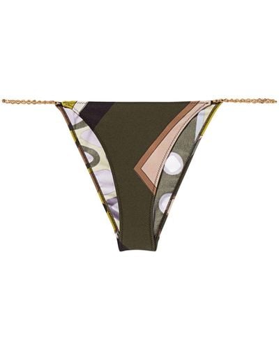 Emilio Pucci Slip bikini con stampa Vivara - Neutro