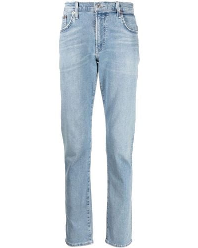 Citizens of Humanity Slim-Fit-Jeans mit Logo-Patch - Blau