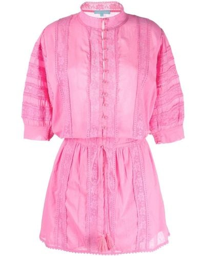Melissa Odabash Rita Cotton Minidress - Pink