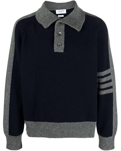 Thom Browne Wool Sweater - Blue
