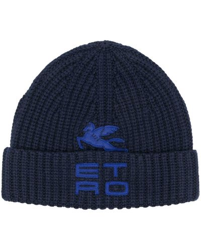 Etro Muts Met Geborduurd Logo - Blauw