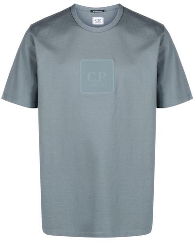 C.P. Company Metropolis Series T-Shirt aus mercerisiertem Jersey - Blau
