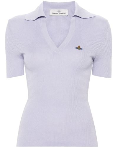 Vivienne Westwood Marina Poloshirt - Lila
