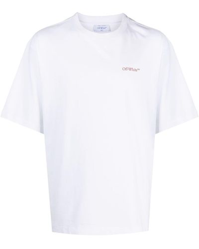 Off-White c/o Virgil Abloh T-shirt à logo imprimé - Blanc